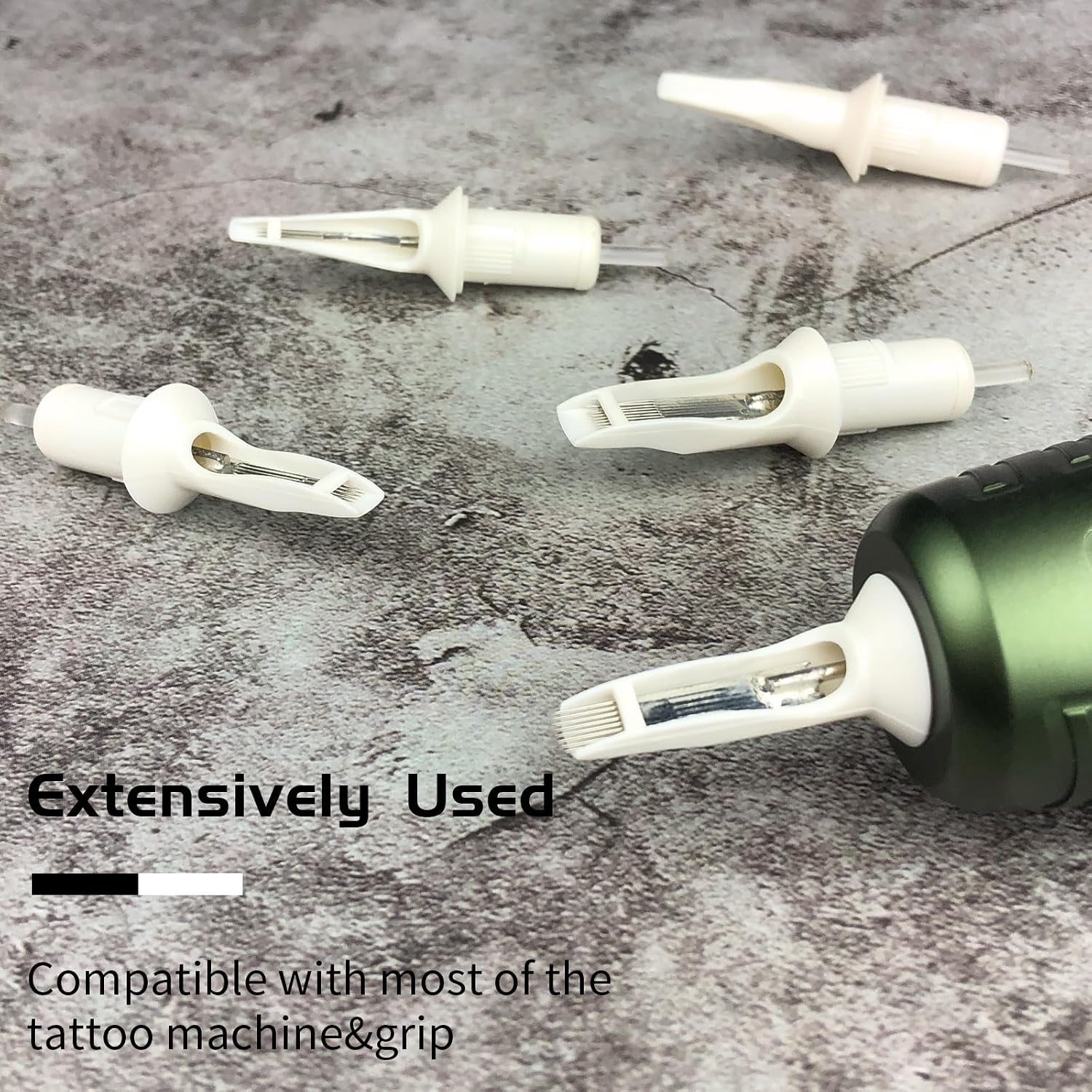 20Pcs Disposable 15RM 1015RM Tattoo Needle Cartridges Curved Magnum