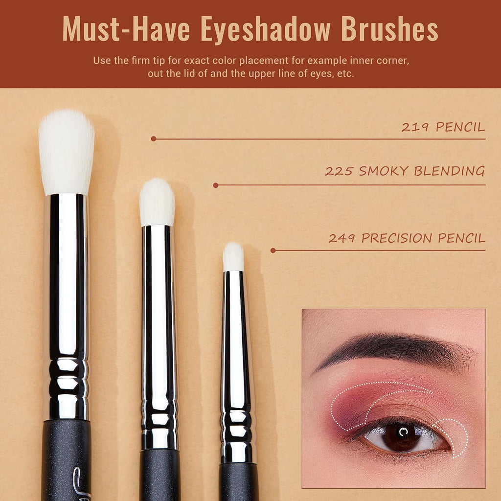 Eyeshadow Brush Set 11pcs Eye Makeup Brushes Set Professional T340