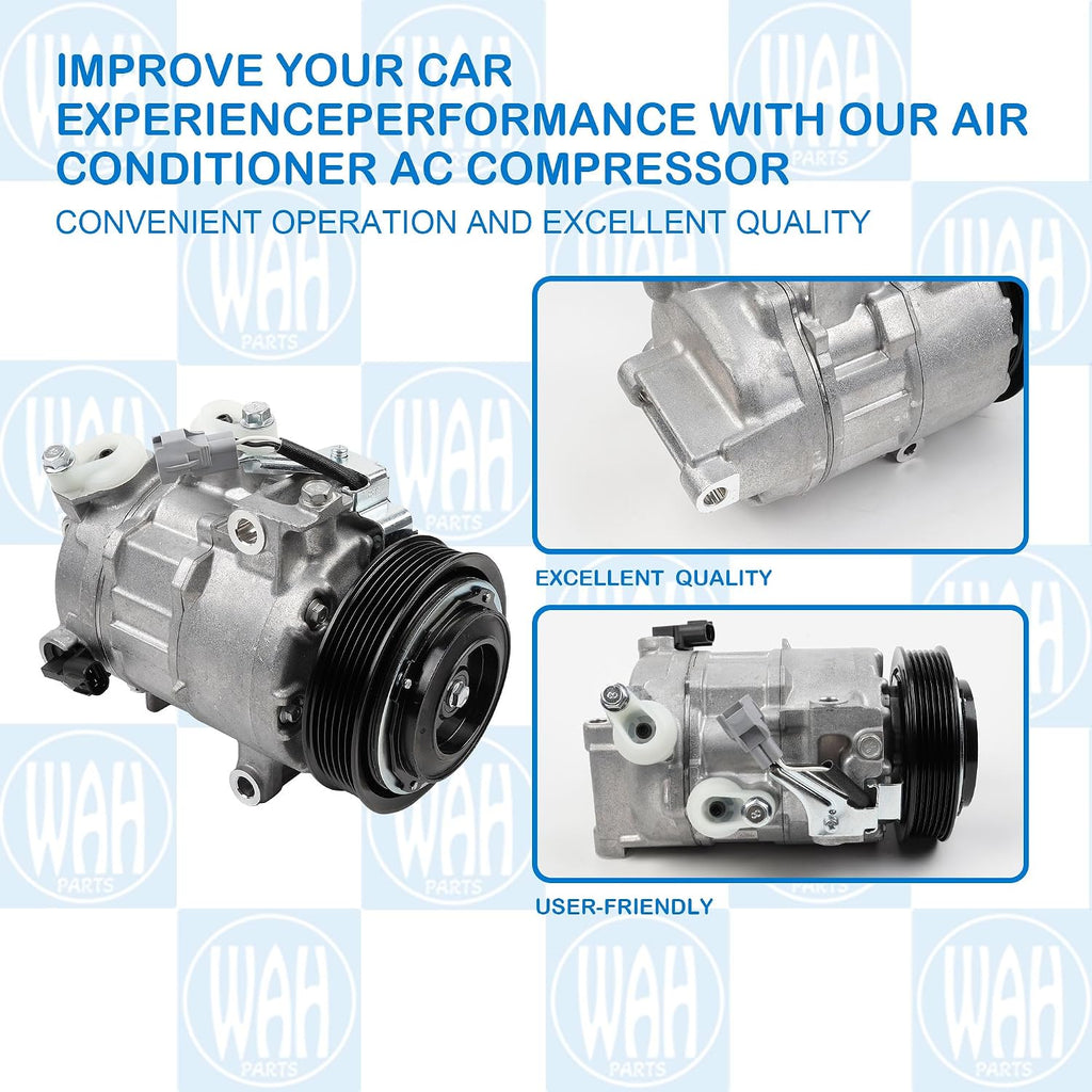 68140664AB A/C Compressor Compatible with Ram