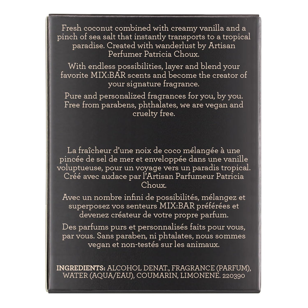 Coconut Palm Hair + Body Mist, Bedroom Linen Spray - Notes of Coconut Wood, Vanilla, Salty Accord, Incense, Amber