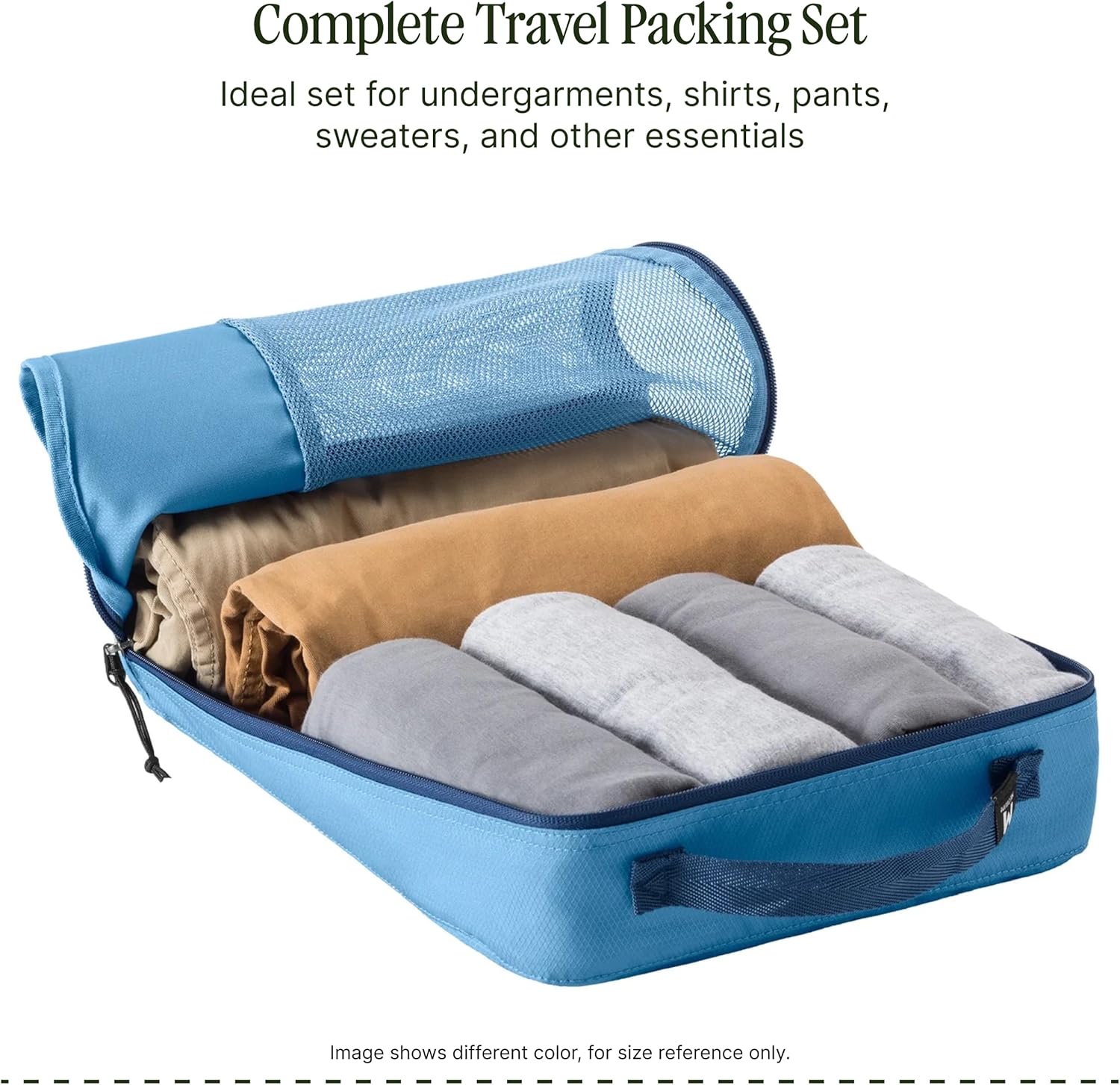 Pack-It Reveal Cube Set - Packing Cubes for Compartmentalizing Luggage - Durable - Ultra-Lightweight