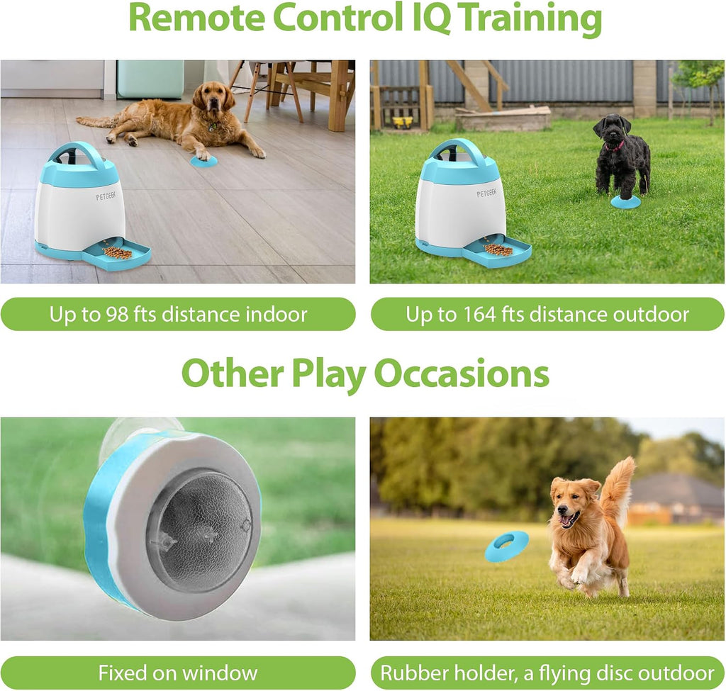 Dog Treat Dispenser Toy, USB-Charged Interactive Toy for IQ Play