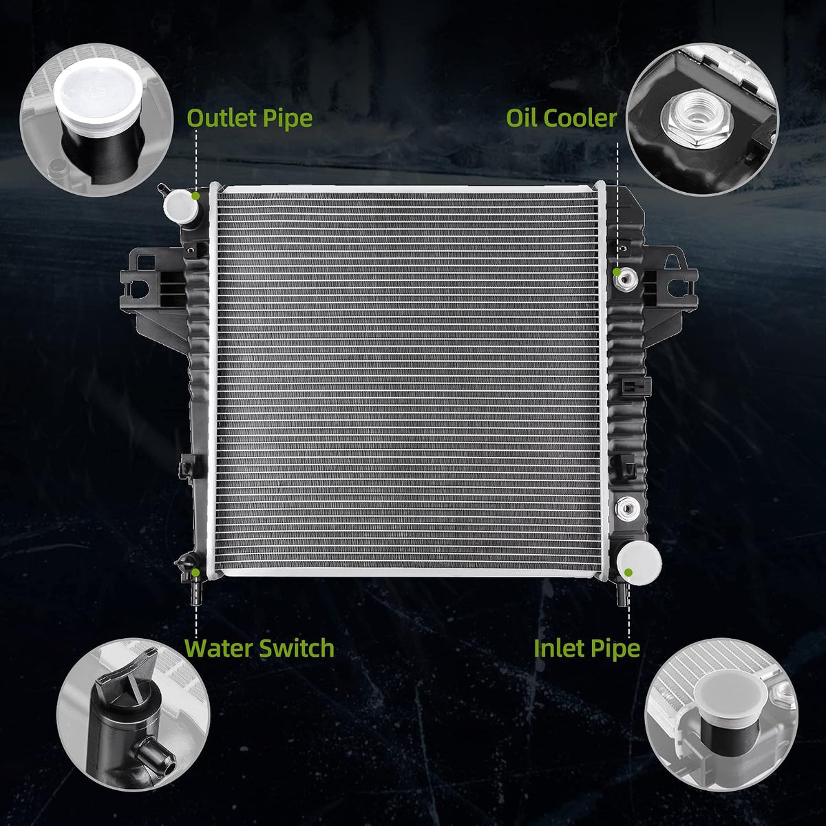 AUTOSAVER88 Radiator Compatible with 02-06 Jeep Liberty CU2481