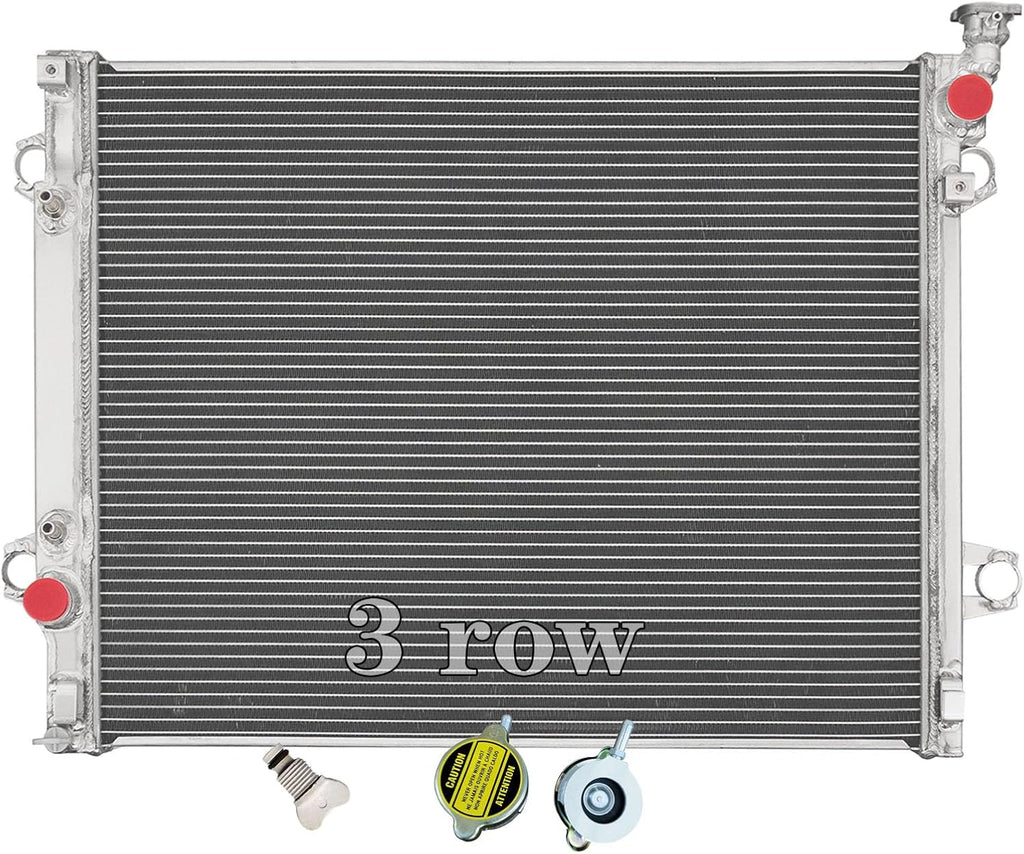 2802 3Row Aluminum Radiator for 2005-2015 Toyota Tacoma 2.7L 4.0L V6 AT