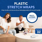 5" Plastic Stretch Wrap with Handles