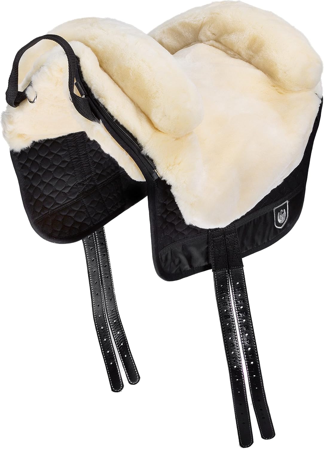 Werner Horse Bareback Pad IBERICA Plus treeless Saddle in Spanish Style, Made of Real Sheepskin