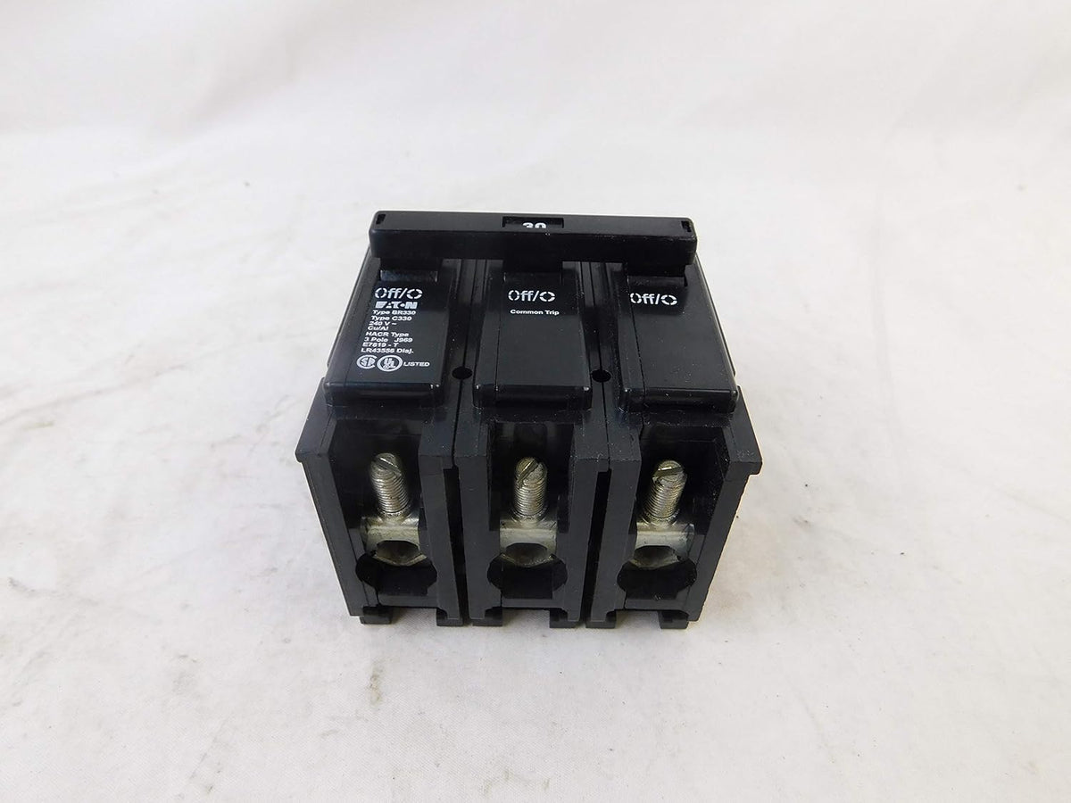 EATON CUTLER HAMMER BR330 Type BR Breaker 30A/3 Pole 240V 10K