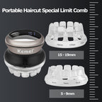 Hair Clipper for Men Automatic Circular Hair Trimmer Self-Haircut Kit