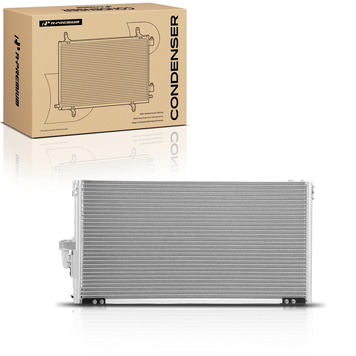 A-Premium Air Conditioning Condenser Compatible with Mitsubishi