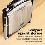 Panini Press, Sandwich Maker & Electric Indoor Grill