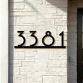 Personalized Metal House Numbers | 5-7 Inch High Visibility for Outside | Floating Mount | 14-Gauge Steel - Perfect