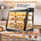 26" Commercial Food Warmer Display Case 1200W