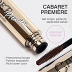 Cabaret Premiere Brown Mascara, Volume and Length, Defining, Curling, No Flaking, No Clumping, Smudge Proof