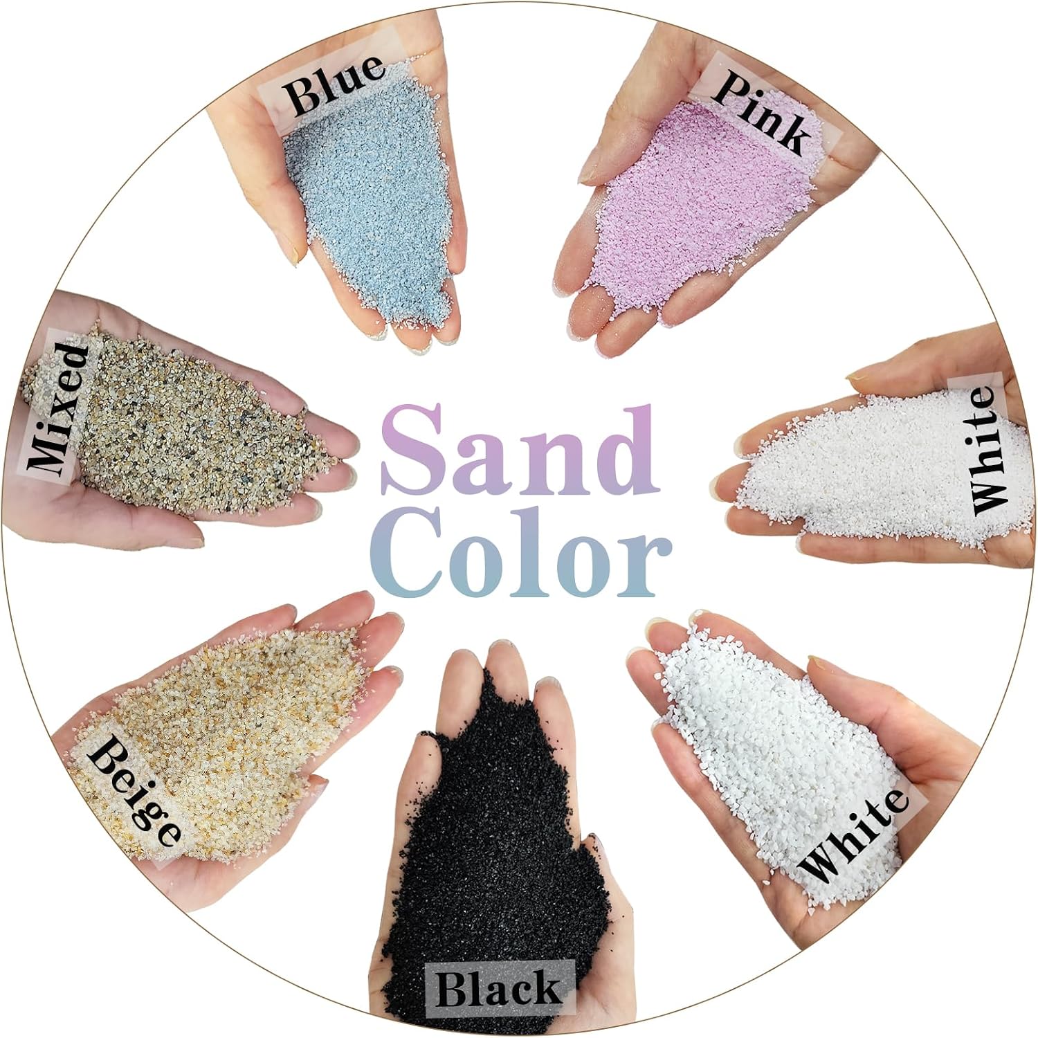 Black Aquarium Sand, 5 lbs Fish Tank Sand Aquarium Substrate Gravel | Aquarium Sand for Freshwater Tank, Shrimp