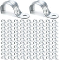Supervitae 100 Pack 3/4 Inch Emt Conduit Straps, Single Hole Pipe Clamps