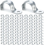 Supervitae 100 Pack 3/4 Inch Emt Conduit Straps, Single Hole Pipe Clamps