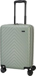 RIDGELINE 20-Inch Carry-On Lightweight Durable Hardside 8-Wheel Spinner Cabin Size Luggage, Sea Spray