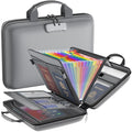 Fireproof File Organizer with Lock,Hard Case Fireproof Document Box