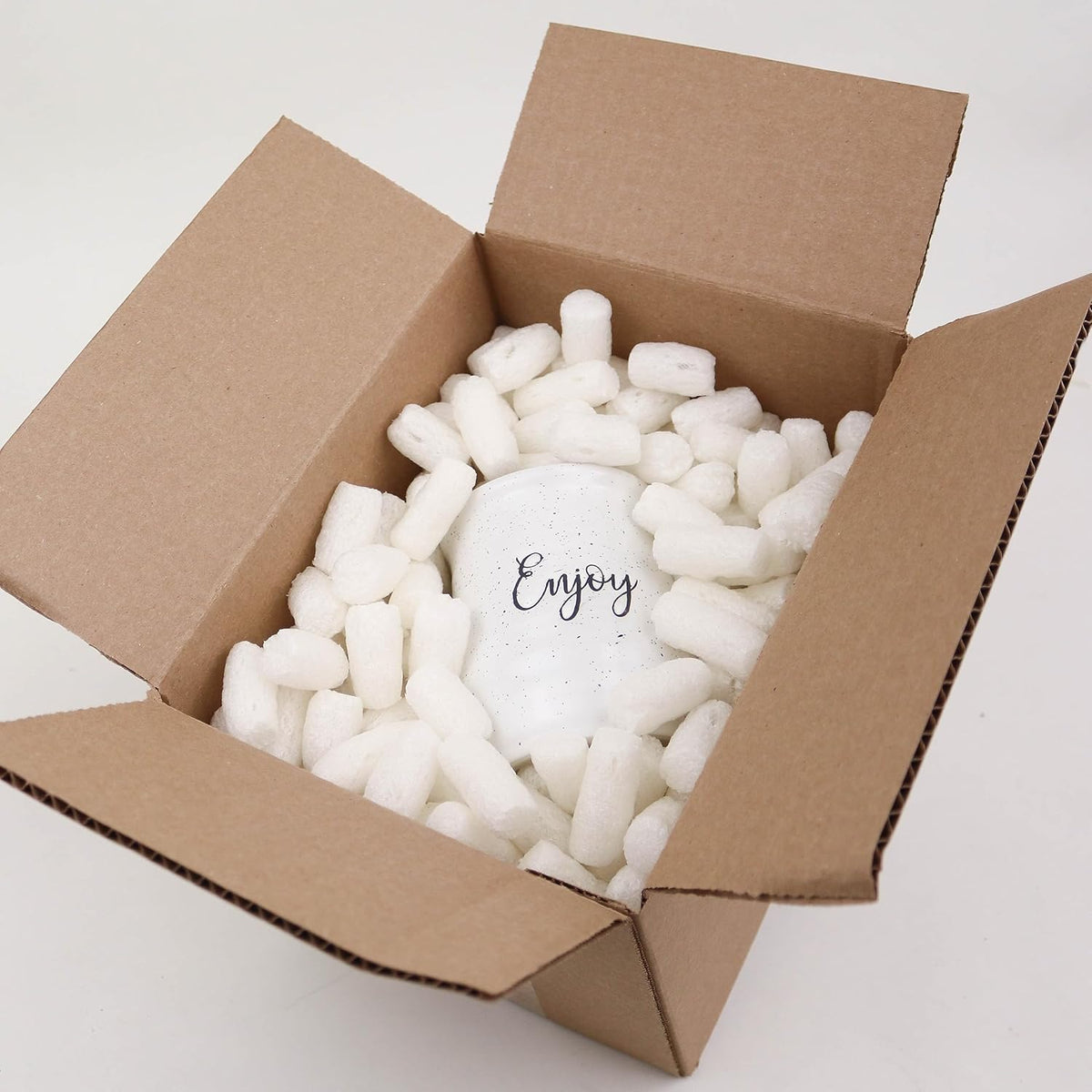 Packing Peanuts for Shipping - Bio Tube - 0.25 Cu Ft