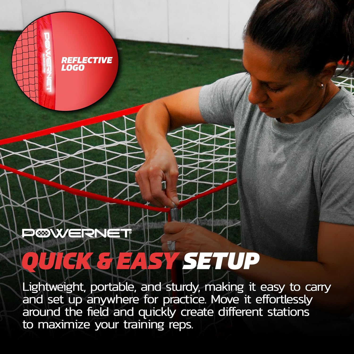 Soccer Goal for Backyard, 3Mx2M / 6x4 / 8x4 / 12x6 / 14x7 /18.5x6.5 / 21x7 / 24 x 8 Portable Soccer Net, Sports &