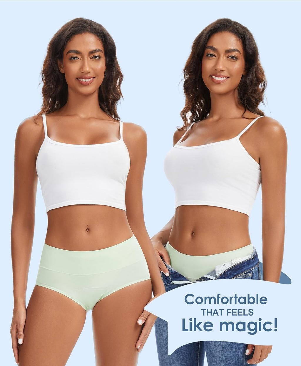 Women's Washable Incontinence Underwear 60ml 5, MulticolorA Large