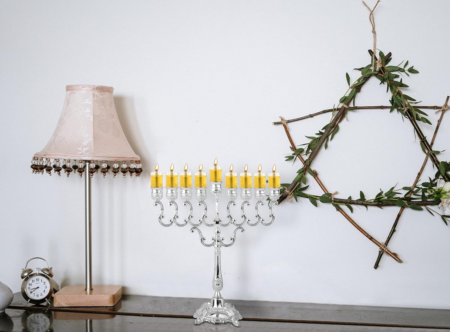 Chanukah Menorah Oil Glass Cups - Glass Oil Insert Cups for Menorahs - #10 (9 Pack)