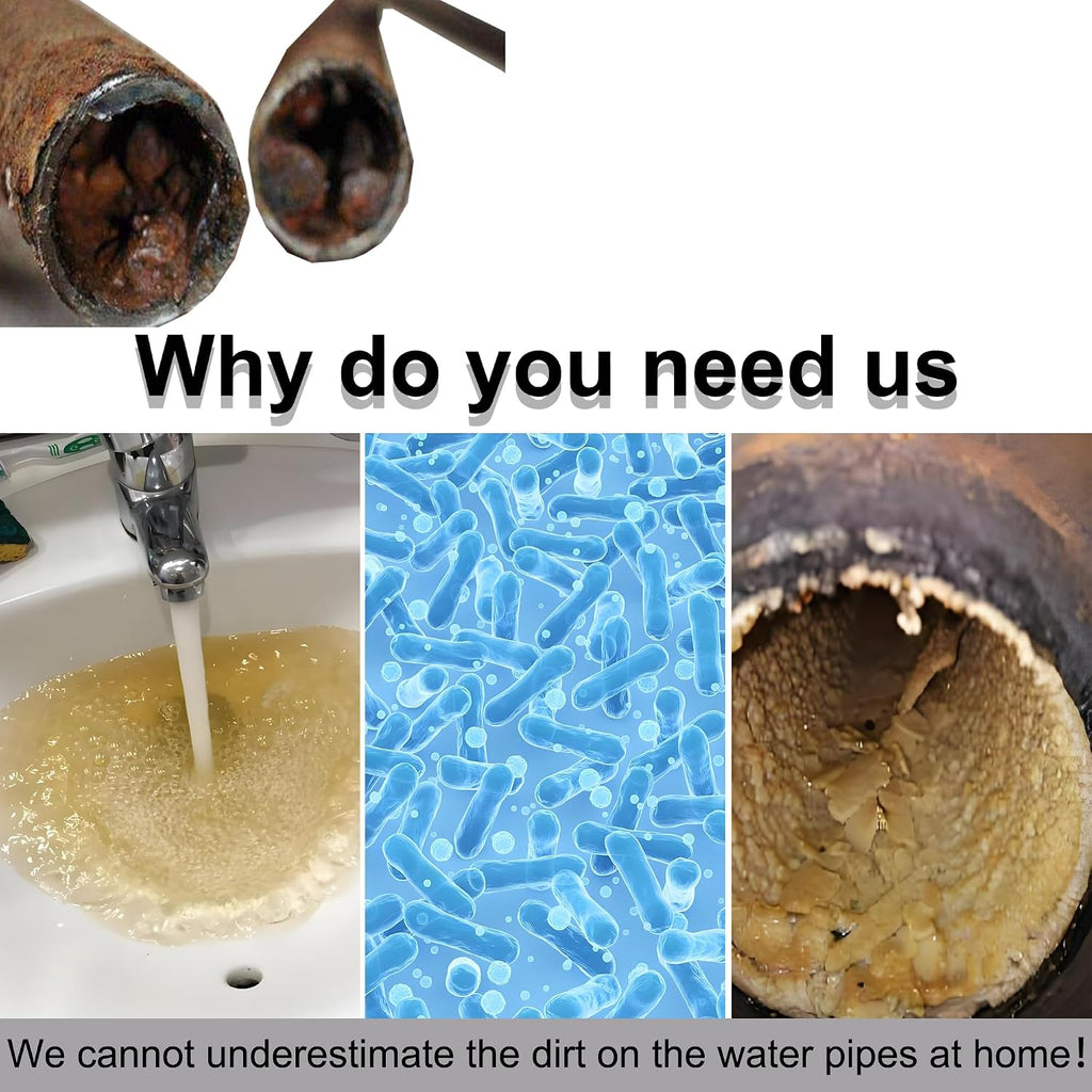 Whole House Water Descaler System - Salt-Free Hard Water Conditioner & Limescale Remover