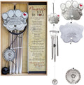 Metal Remembrance Wind Chime - 19 in | Dog & Cat Memorial Gifts for Loss of Pet | Pet Memorial Wind Chime - Includes