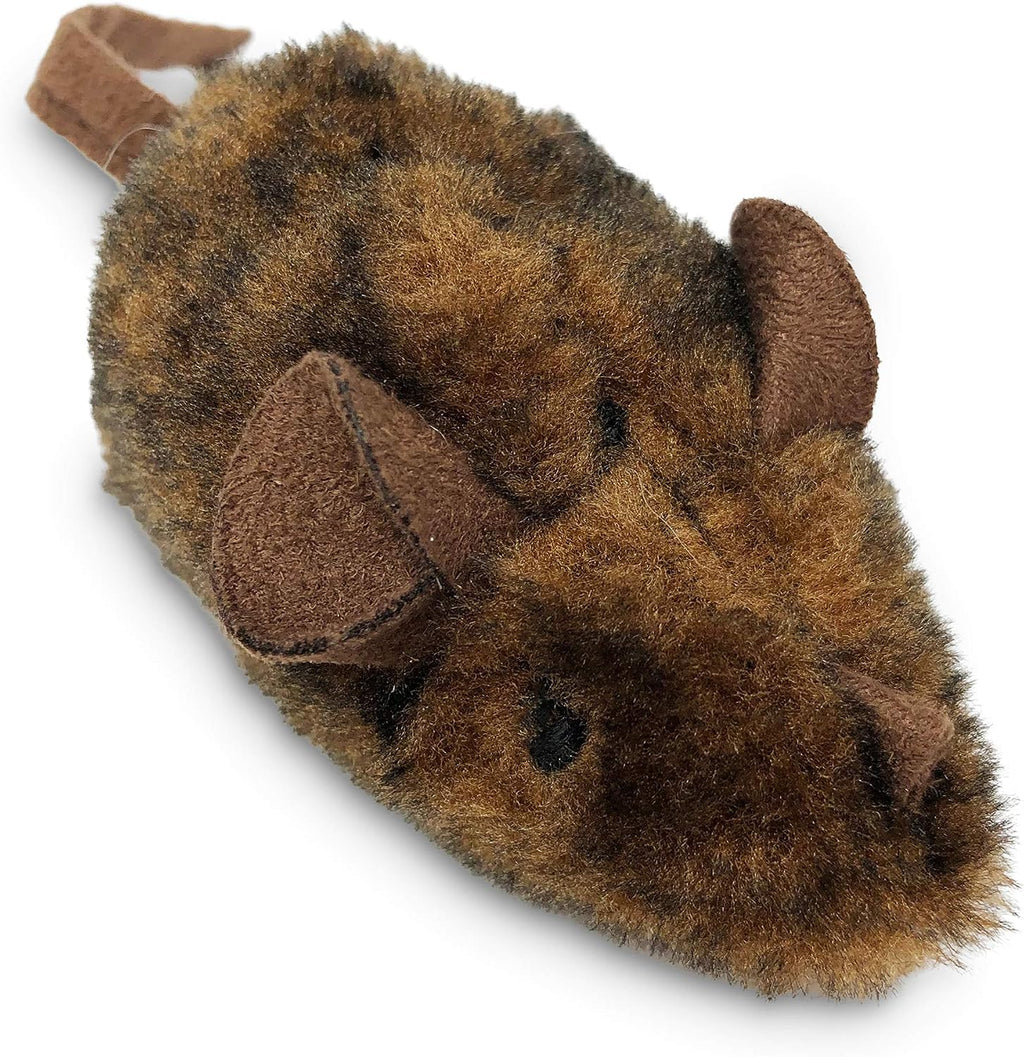 OurPets Play-N-Squeak Mouse Hunter Cat Toys (Interactive Cat Toy & Catnip Toy with Real Mouse Electronic Sound)