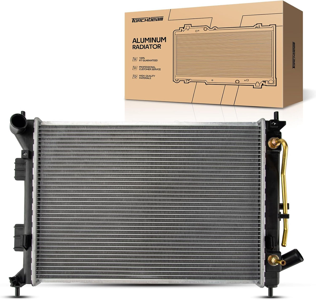 Torchbeam CU13333 Radiators Fit for Elantra, Soul, Forte (ONLY Automatic)