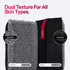Exfoliating Body Scrubber, Large Bath and Body Scrub Buffer, Dual Texture Body Exfoliator for Remove Dead Skin, Soft