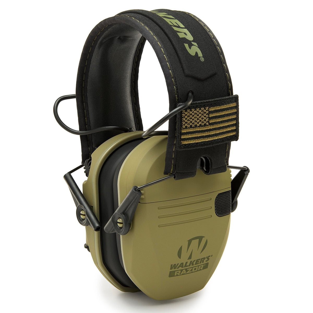 Razor Patriot Hearing Protection Ear Muffs, Olive Drab Green