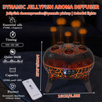 Jellyfish Essential Oil Diffuser Sound-Activated Spray Dancing Jellyfish,250ml Aroma Air Diffuser, 3 Mist Modes & 7