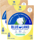 100% Plastic Free Toilet Bowl Cleaner Tablets 28 Count, Eucalyptus