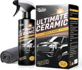 Real Ceramic Coating for Cars Polish (16 Fl Oz), Unmatched Shine Car Wax Coating Spray, No Pungent Smell, Quick