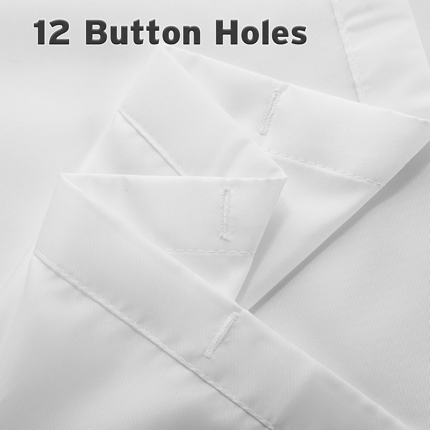 Waterproof Fabric Shower Curtain Liner Washable, Cloth Shower Liner with Magnets, White Shower Liner Soft Fabric