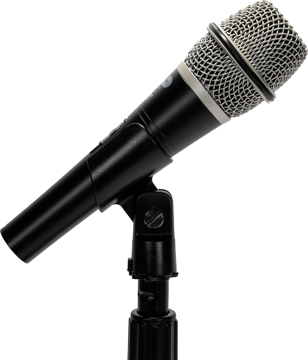 D27 Supercardioid Handheld Dynamic Microphone – QuietTouch On/Off Switch, Neodymium Capsule, Metal Construction
