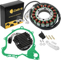Caltric Stator and Regulator Rectifier with Gasket Compatible With Yamaha V Star 650 Xvs650 Classic 2004-2010