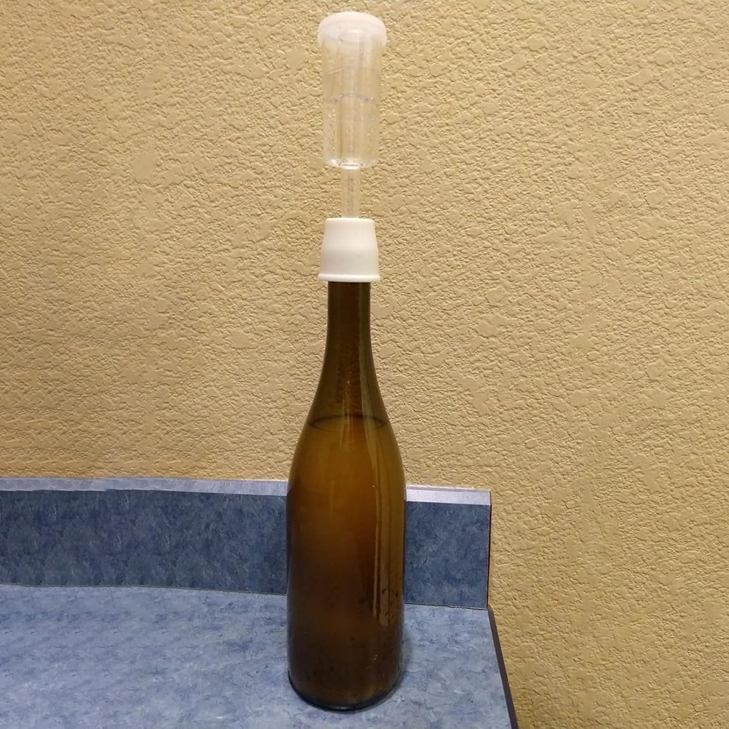 Airlock Set Three-Piece Airlock Drilled #6 Stopper and Grommet for Fermentation, Brewing Wine, Beer Making
