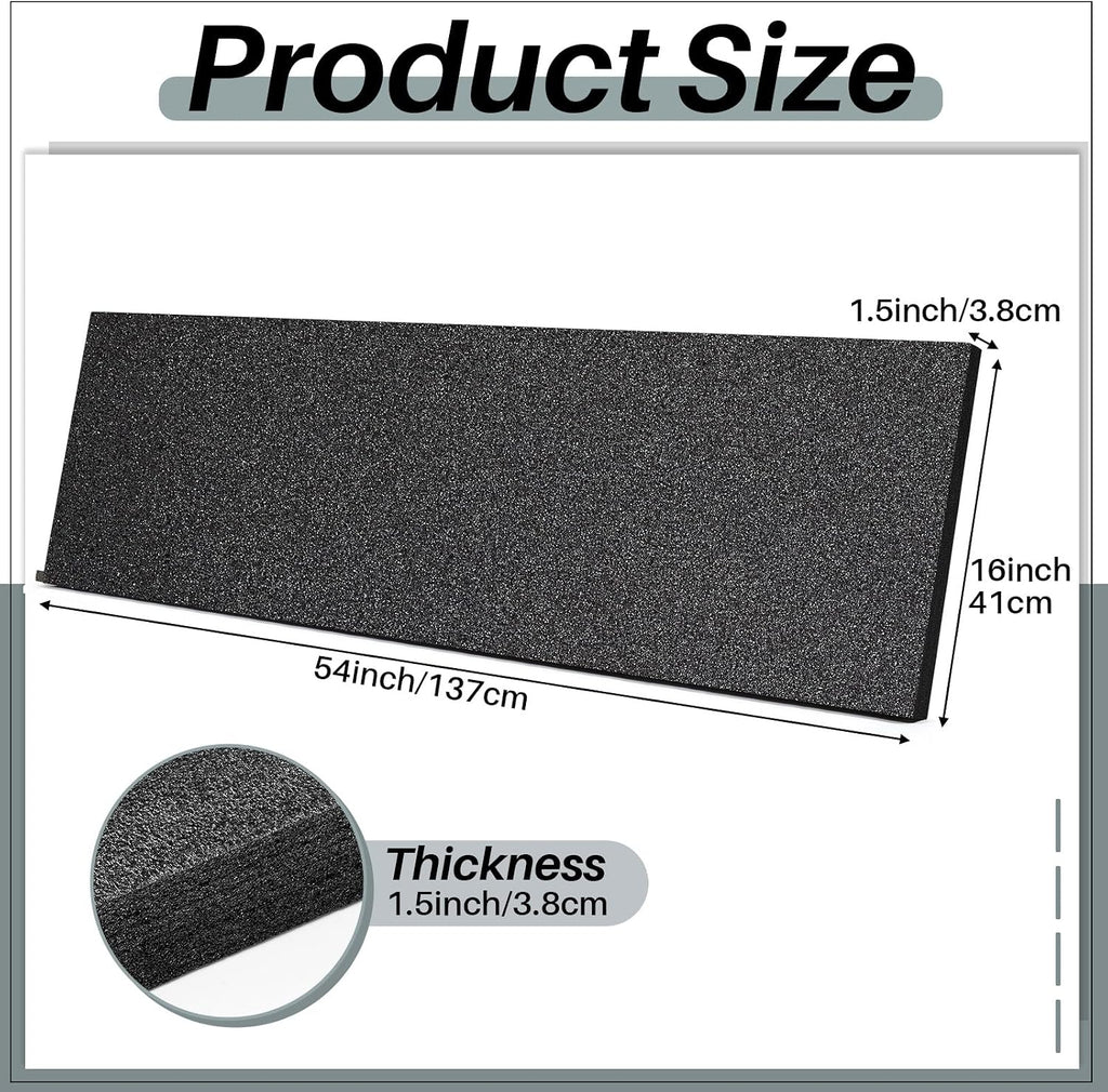 54 X 16 X 1.5 Inch Polyethylene Foam Sheet for Gun Case