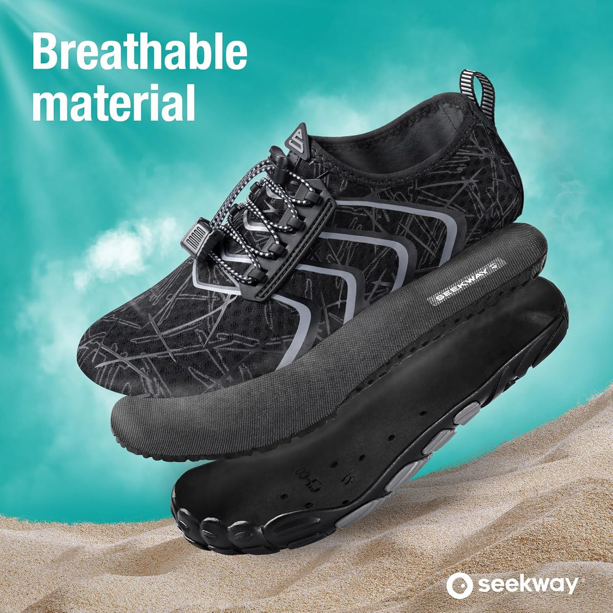 Water Shoes Men Women Adult Quick-Dry Aqua Sock Barefoot for Beach Swim River Pool Lake Hiking Kayaking Surfing