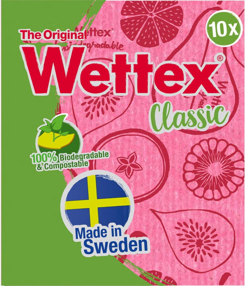 The Original Swedish Dishcloth for Kitchen 10 Pack