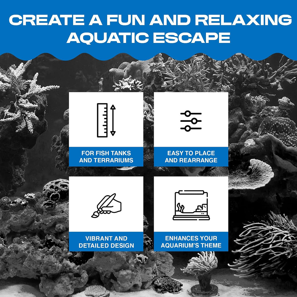 Officially Licensed Spongebob Fish Tank Decorations, 3-Piece Set