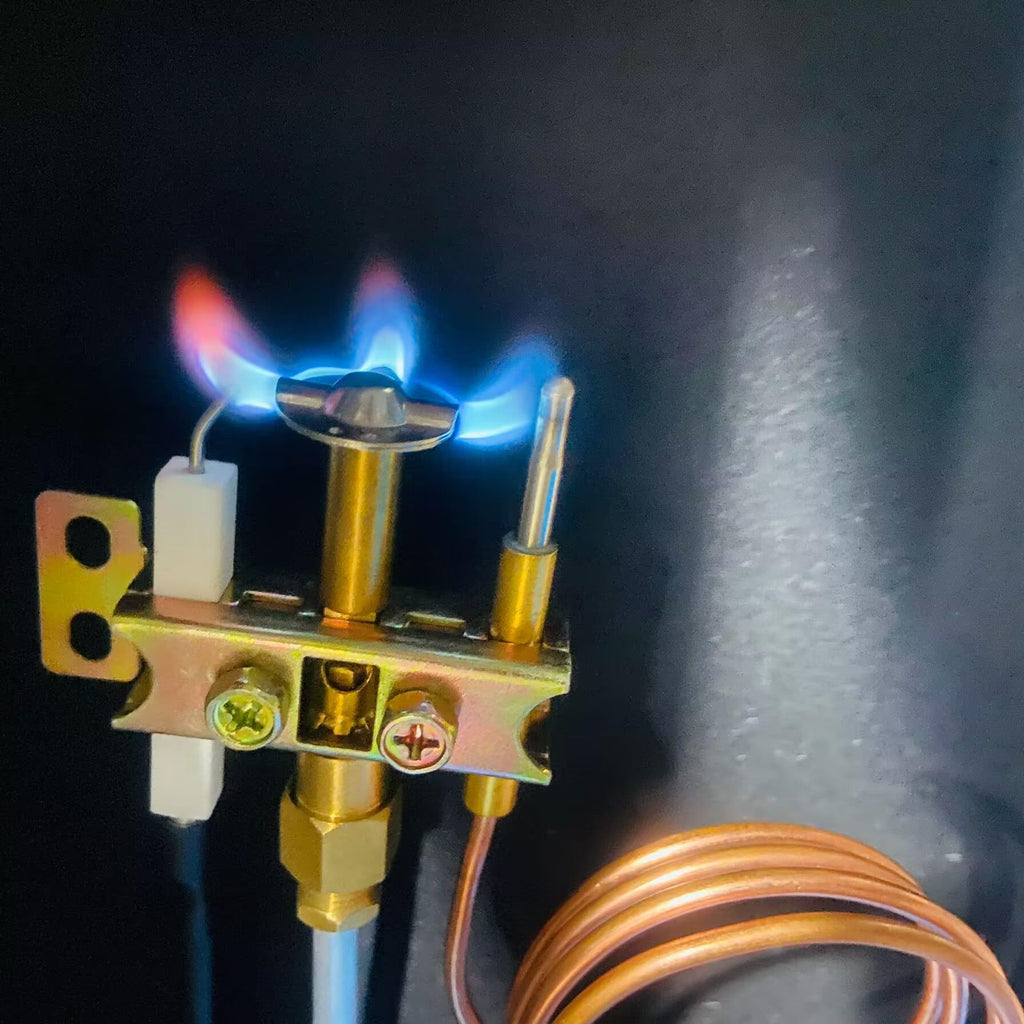 LP Gas Range Oven Safety Valve with Pilot Burner DIY Kit Assembly