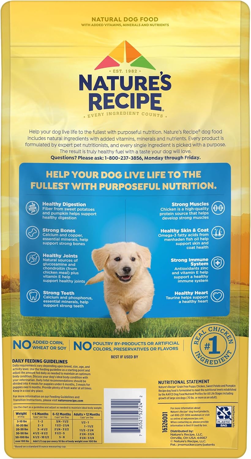 Grain Free Puppy Dry Dog Food, 4 lb. Bag