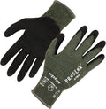 ProFlex 7042 Cut Resistant Work Gloves, ANSI A4, Contact Heat Resistant, Sandy Nitrile Coated Palms, 18g Aramid
