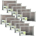 Expandable Window Screen, 20″ H × 28″–54″ W Horizontal, 10-Pack