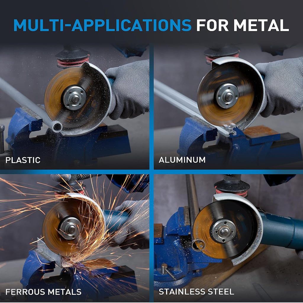 4 1/2 Cut Off Wheel 50 PCS Cutting Wheels Angle Grinder Cutting Disc Ultra Thin Metal & Stainless Steel