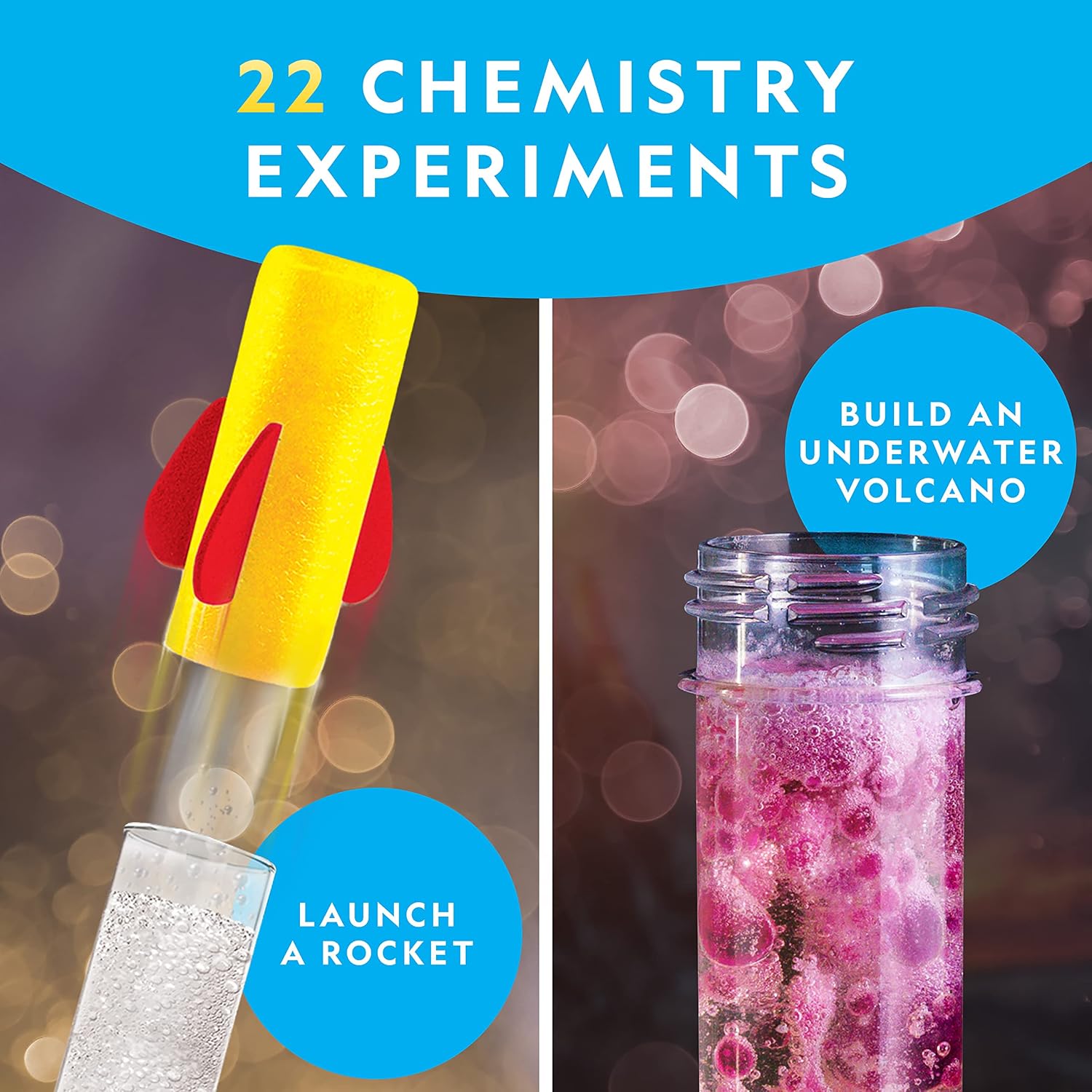 National Geographic Mega Science Lab with 75 Experiments for Kids 8-12 | Earth Science, Chemistry Set, Science Magic