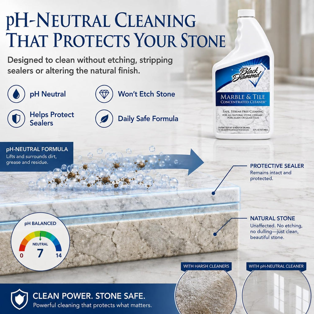Marble & Tile Floor Cleaner Concentrate, 1 Quart